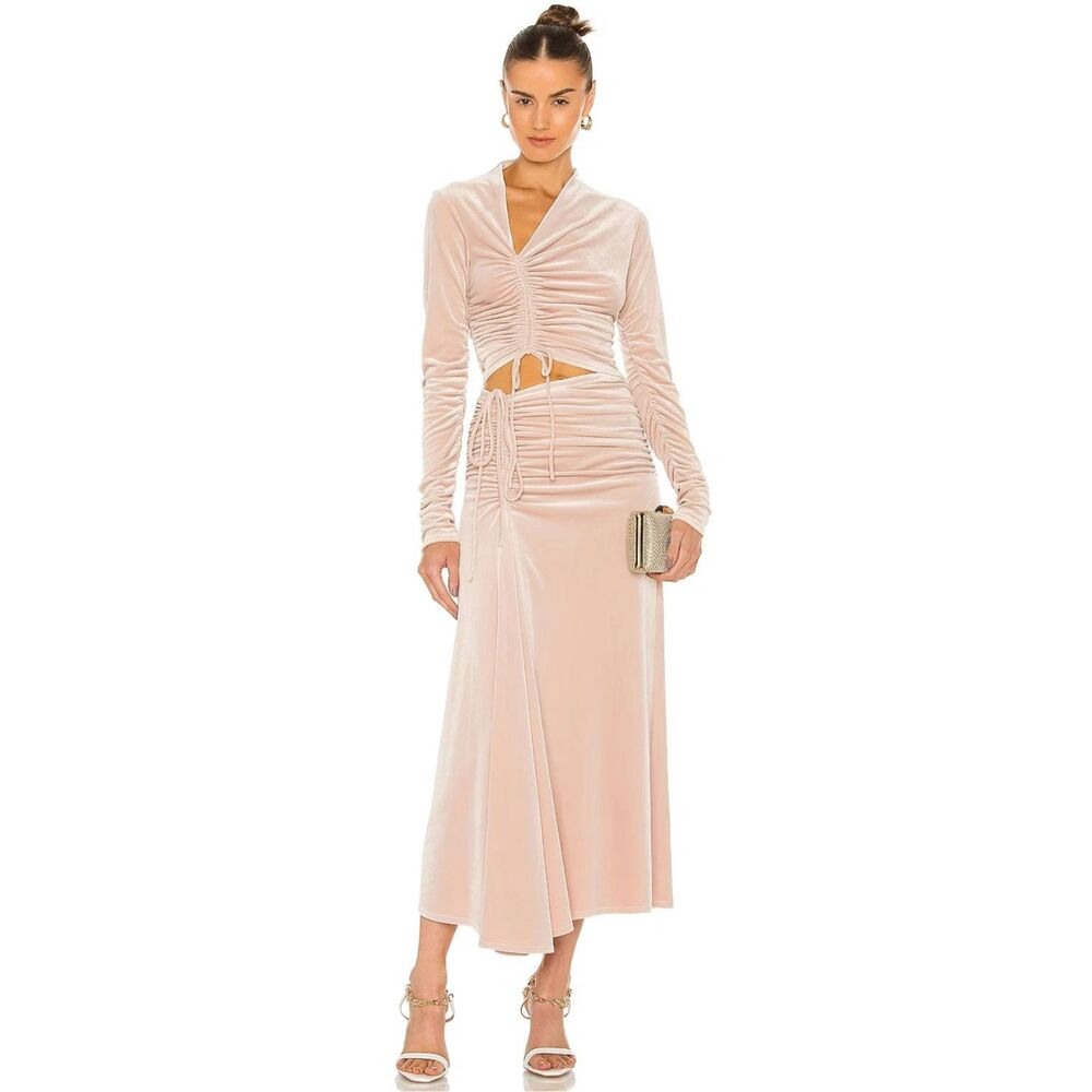✨A.L.C. Orly Midi Sugarcane Beige Sz 4 Skirt✨